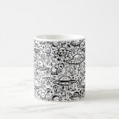 Alien Pattern Koffiemok (Center)