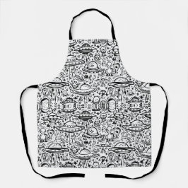 Alien Pattern Schort