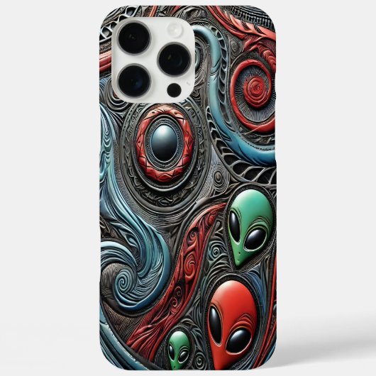 Alien Patterns onthult kosmische geheimen Case-Mate iPhone Case (Achterkant)