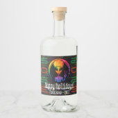 Alien Peace Tie Dye Space Liquor et Étiquettes de (Devant)