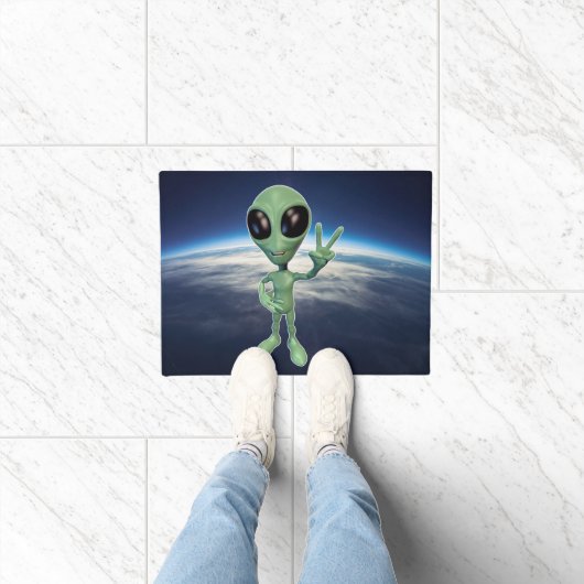 Alien - Peace V Sign Deurmat (Binnen)