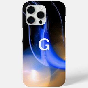 ALIEN PEARL MONOGRAM Blue Brown iPhone 15 Pro Max Hoesje