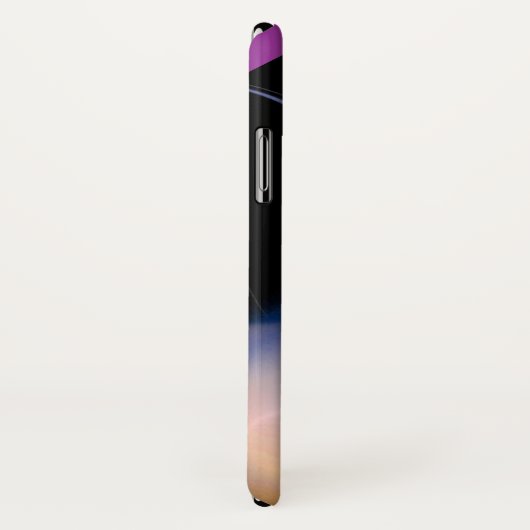 ALIEN PEARL Monogram Blue Paars Case-Mate iPhone Case (Achterkant / rechts)