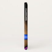 ALIEN PEARL Monogram Blue Paars Case-Mate iPhone Case (Achterkant/links)