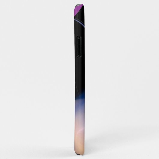 ALIEN PEARL-monogram paars Case-Mate iPhone Case (Achterkant/rechts)