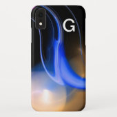 ALIEN PEARL-monogram paars Case-Mate iPhone Case (Achterkant)