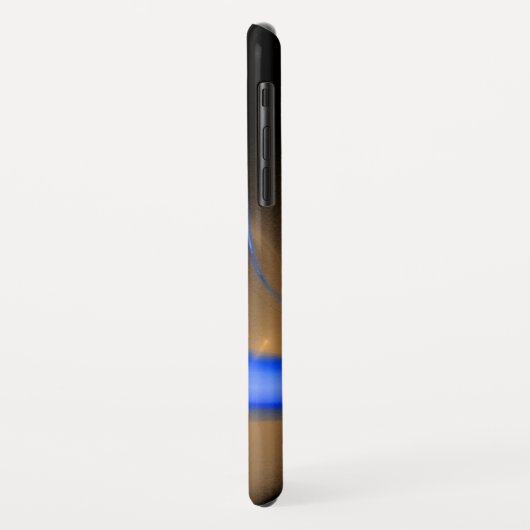 ALIEN PEARL-monogram paars Case-Mate iPhone Case (Achterkant/links)