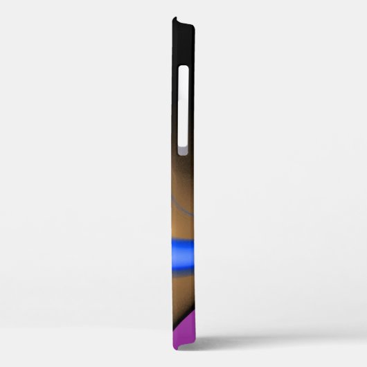 ALIEN PEARL-monogram paars Case-Mate iPhone Case (Achterkant / Links)