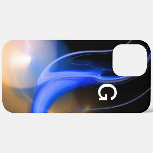 ALIEN PEARL-monogram paars Case-Mate iPhone Case (Achterkant (horizontaal))