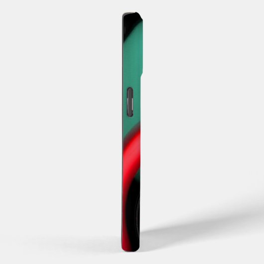 ALIEN PEARL MONOGRAM Red Green Swirls Case-Mate iPhone Case (Achterkant / Rechts)