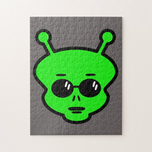 ALIEN PETIT HOMME VERT JIGSAW PUZZLE (Vertical)