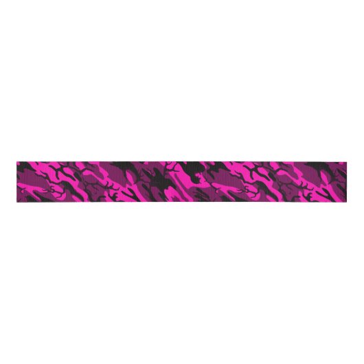 Alien Pink Camo Grosgrain Lint (Voorkant)