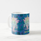 Alien Pink Earth Invasion Koffiemok (Voorkant links)