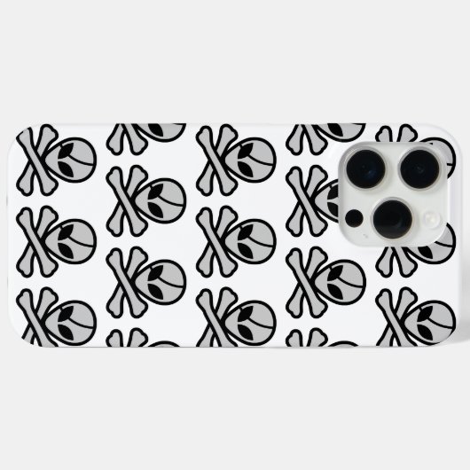 Alien Pirate Case-Mate iPhone Case (Achterkant (horizontaal))