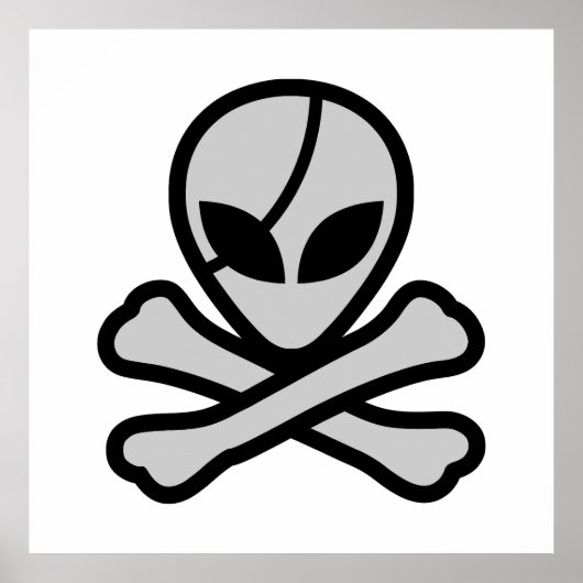 Alien Pirate Poster (Voorkant)
