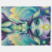 Alien Pixie-fleecedeken Fleece Deken (Voorkant (Horizontaal))