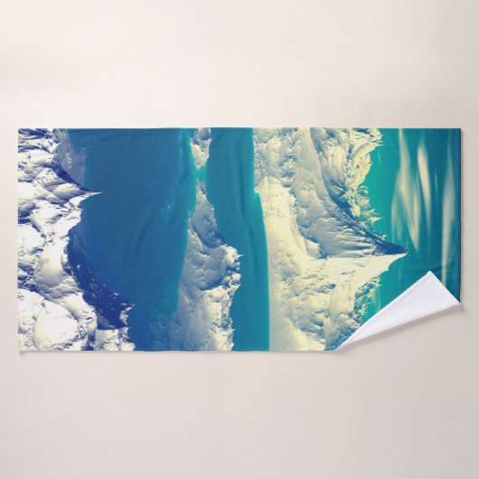 Alien Planet - 3D ed Computer Artwork. Rochers et (Serviette de bain)