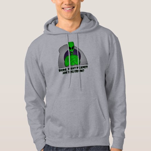 ALIEN PLANET-6 HOODIE (Voorkant)