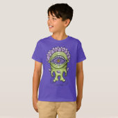 Alien Plant - Raar astronaut schepsel T-shirt (Voorkant volledig)