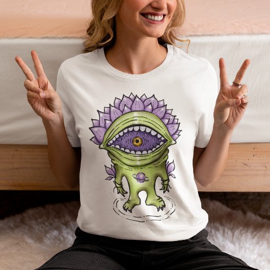 Alien Plant - Raar astronaut schepsel T-shirt