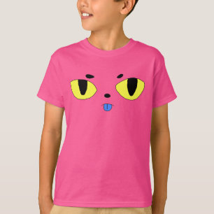 Alien Pocket Cat Roze Cartoon Cat T-shirt