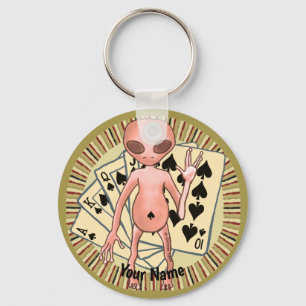 Alien Poker-sleutelhanger Sleutelhanger
