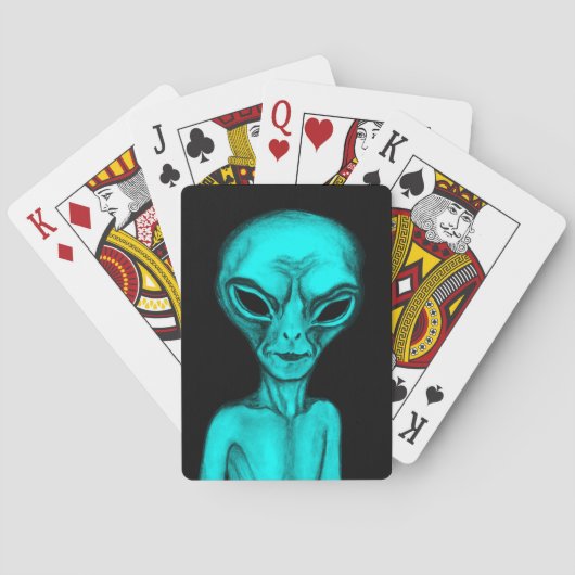 Alien Pokerkaarten (Achterkant)