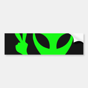 Alien Portrait Bumpersticker