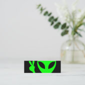 Alien Portrait Mini Visitekaartje (Staand voorkant)