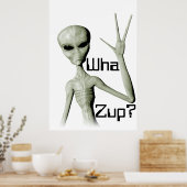 Alien, poster Wha Zup ? (Cuisine)