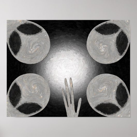 Alien Probe afdrukken Poster (Voorkant)