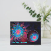 Alien Probe Briefkaart (Staand voorkant)