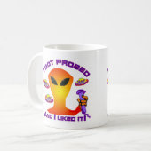Alien Probe Koffiemok (Voorkant links)