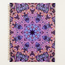 Alien Purple Psychedélique Kaleidoscopique Mandala