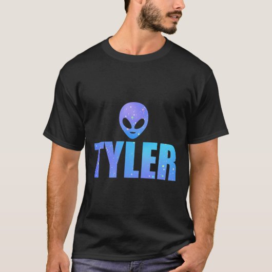 Alien Raid Tyler Funny Meme Group T-shirt (Voorkant)