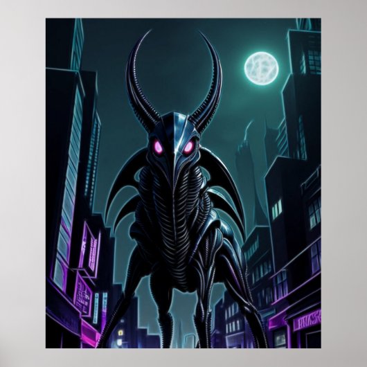 Alien Raven 06 Poster (Voorkant)