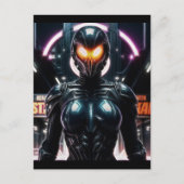 Alien Raven 08 Briefkaart (Voorkant)