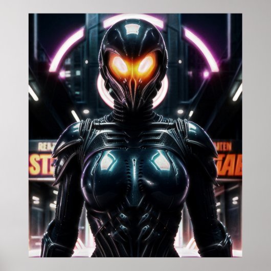 Alien Raven 08 Poster (Voorkant)