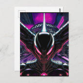 Alien Raven 11 Briefkaart (Voorkant / Achterkant)