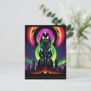 Alien Raven 13 Briefkaart