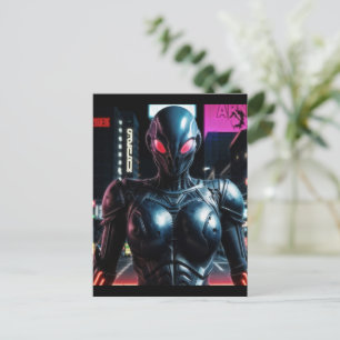 Alien Raven 25 Briefkaart