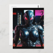 Alien Raven 25 Briefkaart (Voorkant / Achterkant)