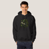 Alien Reading Book UFO Extraterrestrial Reader Boo Hoodie (Voorkant volledig)