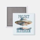 Alien Rencontre Conspiration UFO Magnet (Recto/Verso)