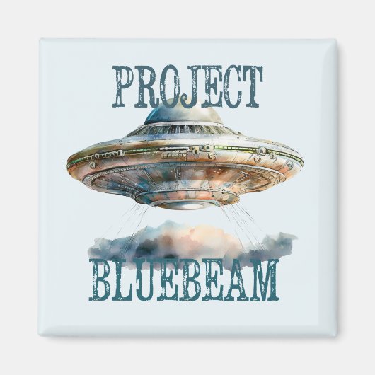 Alien Rencontre Conspiration UFO Magnet (Devant)