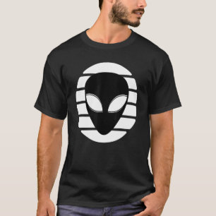 Alien Retro Buitenruimte UFO Samenzweringsplezier T-shirt