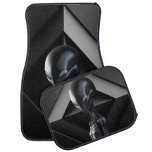Alien, Rijden, auto, auto, mat, cadeau, ontwerp, z