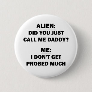 Alien Ronde Button 5,7 Cm