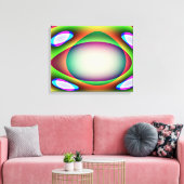 Alien Ruimteschip Canvas Print (Insitu (Woonkamer))