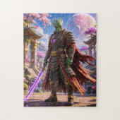 Alien Samurai Warrior Puzzle (Vertical)